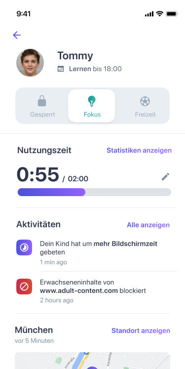 ## **Schütze** dein Kind