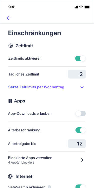 ## Lernt gemeinsam **gesunde Gewohnheiten**